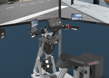 Electric Scooter Riding Simulator